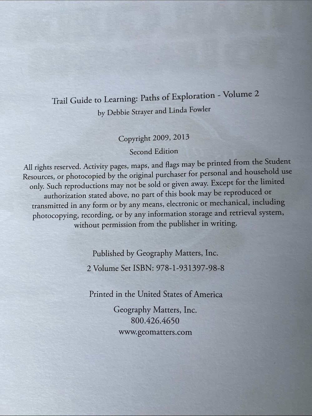 Trail guide to learning paths of exploration volume 1 & 2 CD included-untested - Picture 13 of 13